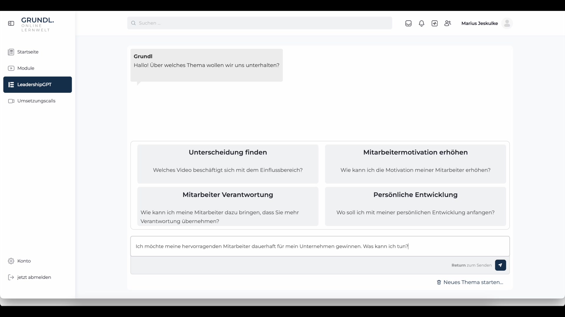 LeadershipGPT – Grundl Leadership Institut